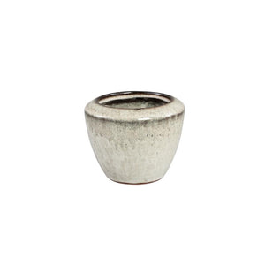 Flowerpot – Beige Surface, Round Shape, Smooth Surface, Ceramic Material, XXS – Kyleigh | PTMD