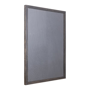 Wandpaneel – Linien Muster, MDF Holz, Schwarzer Farbton, L – Elasah | PTMD