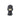 Statue – Kopf Design, Keramik Material, Schwarz, Goldene Mund Details – Bertrand | PTMD