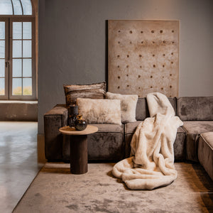 Blanket - Faux Fur Look, Fluffy Feel, Polyester Material - Linde | PTMD