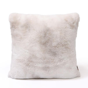 Cushion - Off-white faux fur, animal pattern, zipper, polyester filling, S – Linde | PTMD