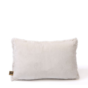 Kissen – Kunstfell, Flauschige Haptik, Quadratische Form, Creme – Linde | PTMD