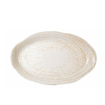 Fish Platter - Porcelain, oval, cream, smooth glaze, timeless, L – Kaylaa | PTMD