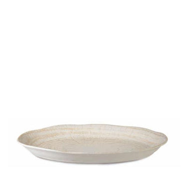Fish Platter - Porcelain, oval, cream, smooth glaze, timeless, L – Kaylaa | PTMD