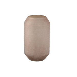 Vase – Beige Hue, Glass Material, Stripe Design, L – Malia | PTMD