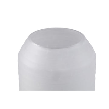 Vase – Weißer Farbton, Glas Material, Streifen Design, L – Malia | PTMD