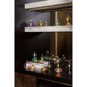 Öllampe – Klassisches Design, Runde Form, Glas Material, Moosgrün, L – Adilia | PTMD