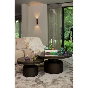 Öllampe – Klassisches Design, Runde Form, Glas Material, Lila, Hoch – Adilia | PTMD