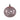 Oil Lamp – Pink Glass, Handmade, Round Design, L – Adilia | PTMD