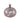 Oil Lamp – Light Pink Glass, Handmade, Round Design, S – Adilia | PTMD