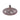 Oil Lamp - Light Pink Glass, Handmade, Low Round Design - Adilia | PTMD