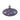 Oil Lamp - Purple Glass, Handcrafted, Low Round Design - Adilia | PTMD