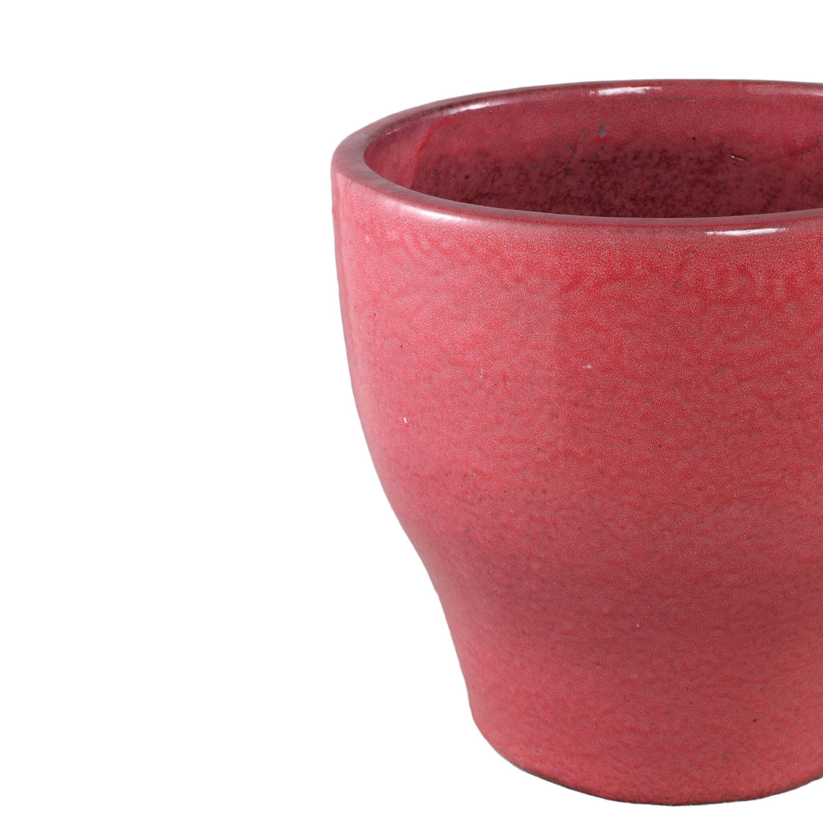 Pot – Ceramic Material, Round Shape, Pink Color – Esmarie | PTMD