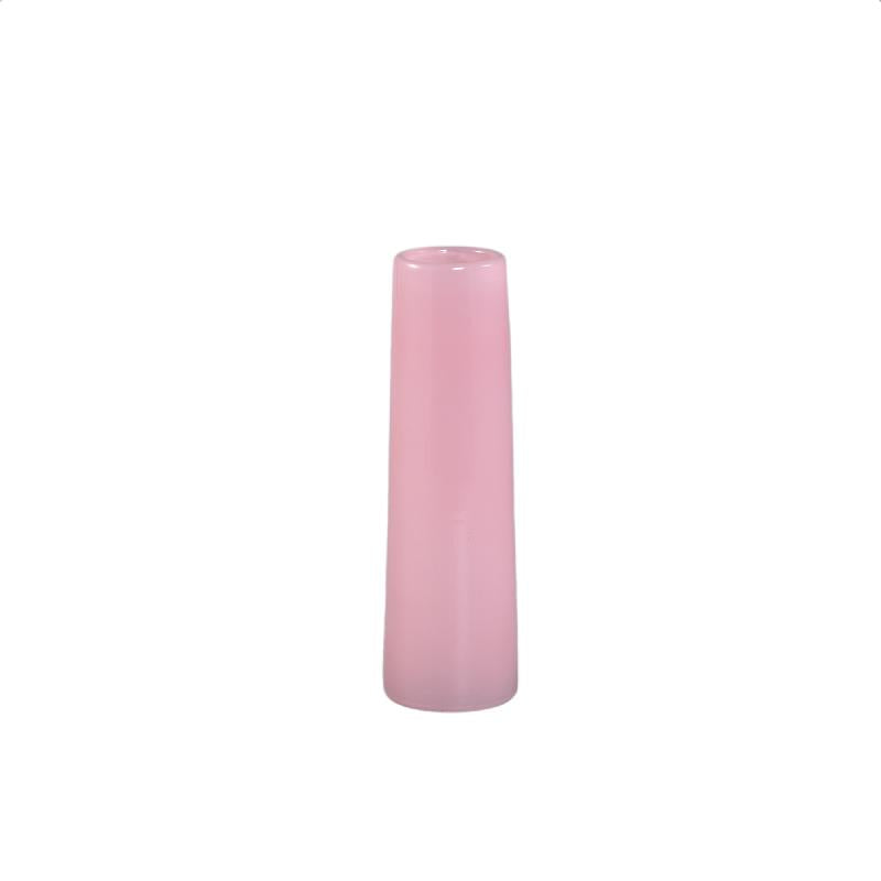 Vase – Runde Form, Glas Material, Hellrosa, S – Saelah | PTMD