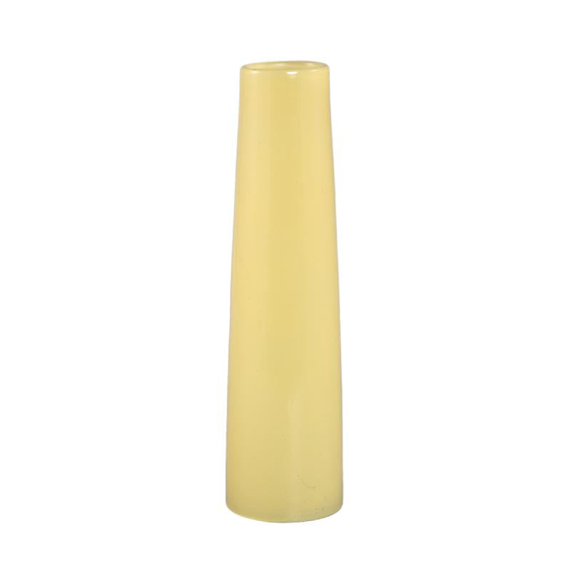 Vase – Yellow Glass, Round Shape, Small, L – Saelah | PTMD