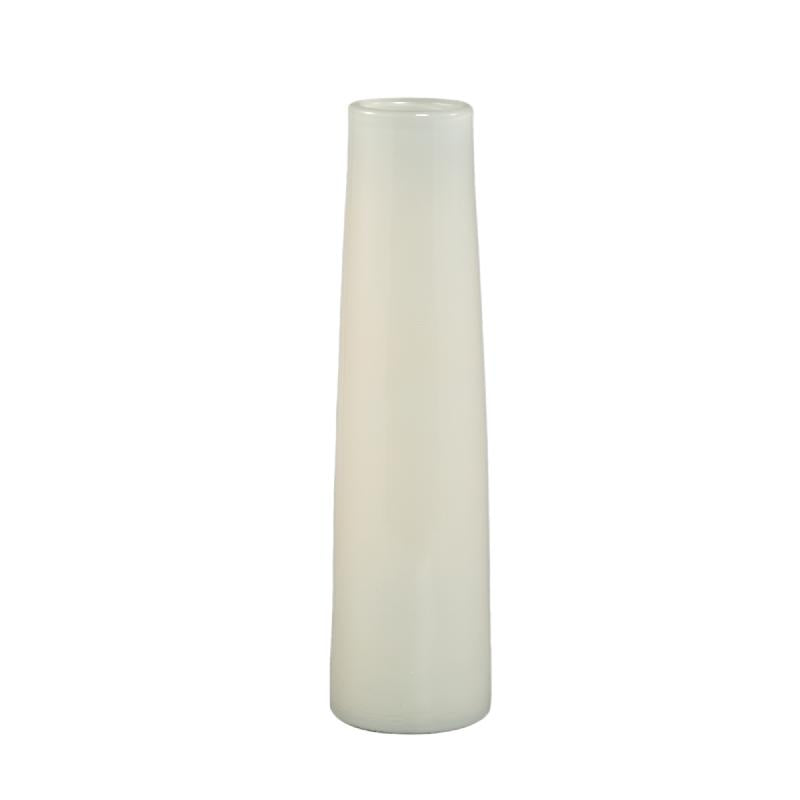 Vase – Runde Form, Glas Material, Creme, L – Saelah | PTMD