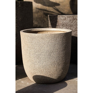 Pot – beige surface, textured look, handcrafted, set of 4 – Delsey | PTMD