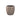 Topf – Bronze Oberfläche, Runde Form, Krokodilmuster, Keramik Material, M – Crocco | PTMD