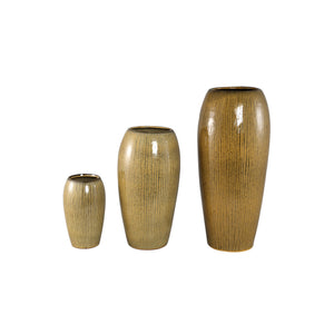 Topf – Glattes Design, Runde Form, Keramik Material, Dunkelbraun, S – Tamica | PTMD