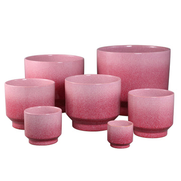 Pot – Ombre Design, Ceramic Material, Pink Colour, XXS – Kyer | PTMD