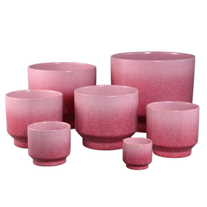 Pot – Ombre Design, Ceramic Material, Pink Color, XS – Kyer | PTMD