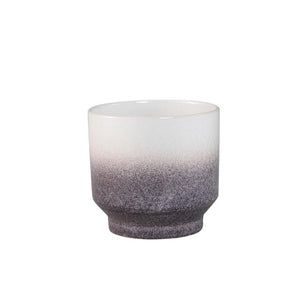 Pot – Brown, Ombre, With foot, Stoneware, S – Kyer | PTMD