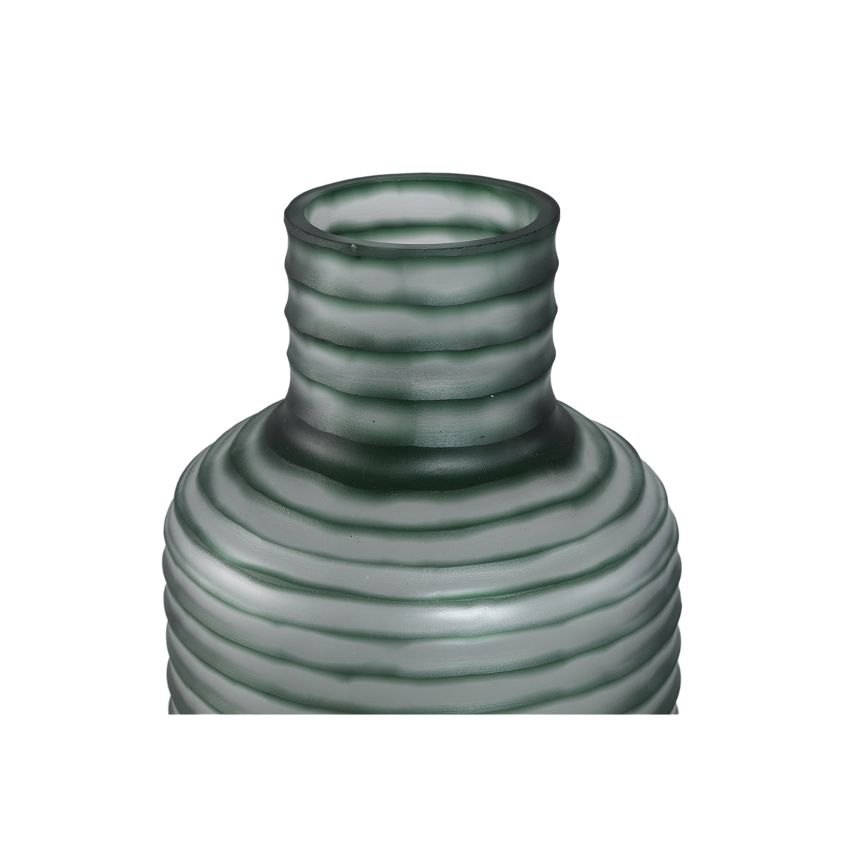 Vase – Solid Glass, Smooth Surface, Light Brown Color M – Kalyce | PTMD