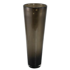 Vase – Struktur Design, Runde Form, Glas Material, Braun, L – Mehran | PTMD