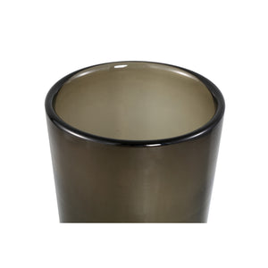 Vase – Struktur Design, Runde Form, Glas Material, Braun, L – Mehran | PTMD