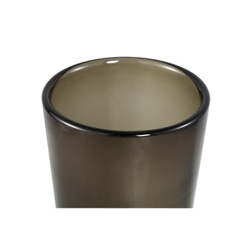 Vase – Struktur Design, Runde Form, Glas Material, Braun, L – Mehran | PTMD
