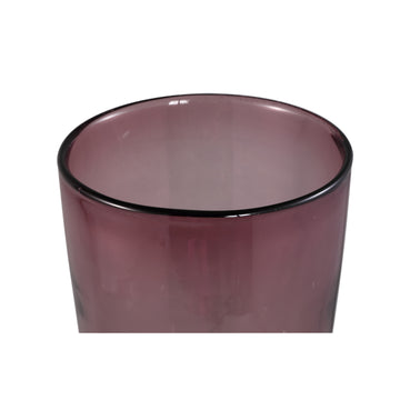 Vase – Struktur Design, Runde Form, Glas Material, Rosa, L – Mehran | PTMD