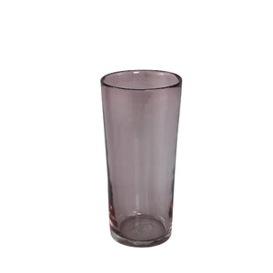 Vase - Pink Glass, With Handles, Round Shape, Large, S - Mehran | PTMD