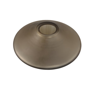 Vase – Braunglas, Linienmuster, Geschliffene Oberfläche, S  – Damiri | PTMD