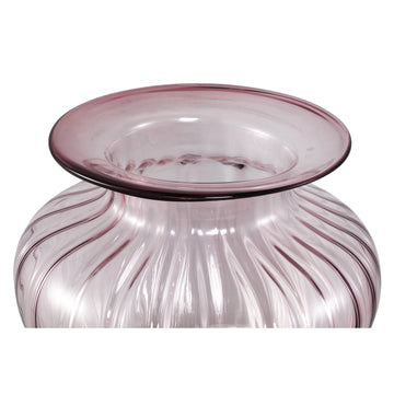 Vase – Rosa Farbton, Glas Material, Rundes Design – Marlisha | PTMD