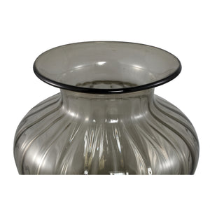 Vase – Dark Brown, Glass Material, Round Design – Marlisha | PTMD