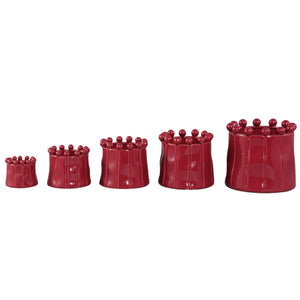 Blumentopf - Runde Form, Porzellan-Keramik, Kugelrand, Lila, S - Celine | PTMD