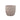 Flower Pot - Round Shape, Porcelain Ceramic, Angle Pattern, Beige, L | PTMD