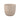 Flower Pot - Round Shape, Porcelain Ceramic, Angle Pattern, Cream, XL | PTMD