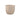 Flowerpot - Round Shape, Porcelain Ceramic, Angle Pattern, Cream, M | PTMD