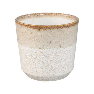 Blumentopf – Runde Form, Keramik Material, Zweifarbige Oberfläche, Creme Oberfläche, XL – Verlyn | PTMD