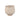 Blumentopf - Porzellan-Keramik, Gepunktetes Zentrum, Sockeldesign, Creme, M - Clarece | PTMD