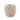 Blumentopf – Runde Form, Zement Material, Frucht Muster, Creme Oberfläche, L – Katey | PTMD