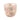 Blumentopf - Runder Zement, Muschelmuster, Hellblau, L – Allisha | PTMD