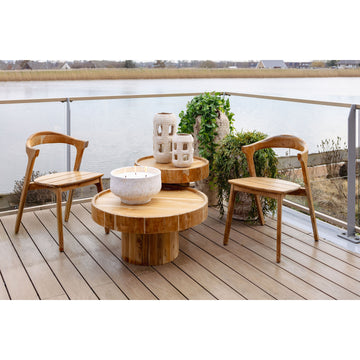 Topf – Keramik Oberfläche, Antikes Design, Creme, M – Robena | PTMD