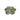 Ornament - floral relief design, cement, green finish – Deverly | PTMD