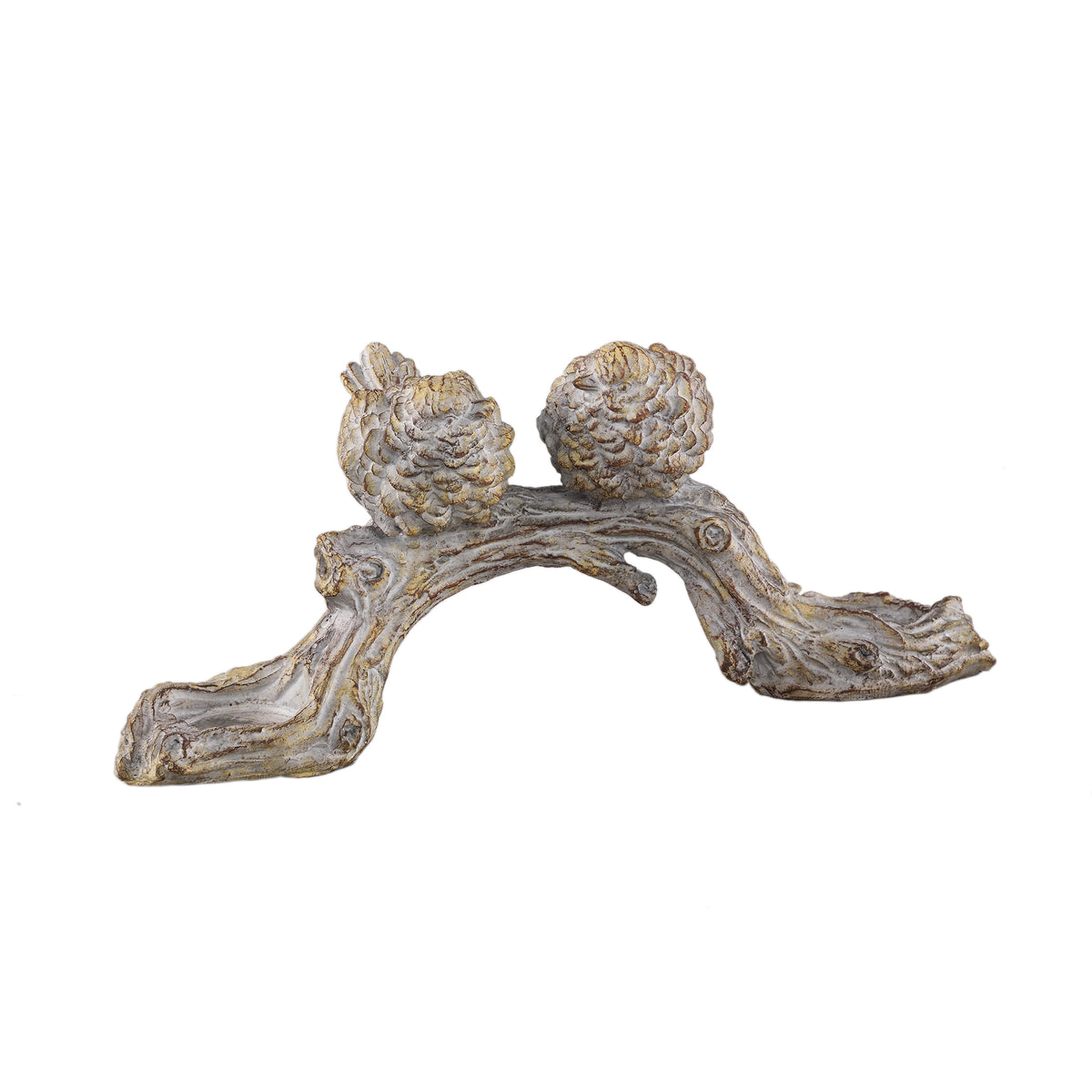 Candle holder – Cement Material, Grey Tone, Bird Motif – Quintyn | PTMD
