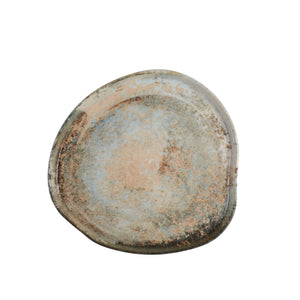 Dinner plate - porcelain, organic shape, cream-colored, smooth glaze, timeless, S – Piatti | PTMD