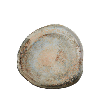 Dinner plate - porcelain, organic shape, cream-colored, smooth glaze, timeless, S – Piatti | PTMD