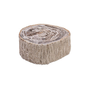 Couchtisch – Versteinertes Holz Optik, Fiberglas, Organische Form, Natur, S – Taly | PTMD