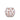 Windlicht – Blumendesign, Runde Form, Glasmaterial, Braun – Faron | PTMD